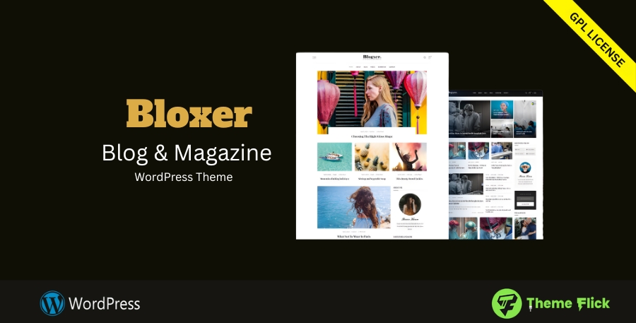 Blogxer – Modern Blog & Magazine WordPress Theme