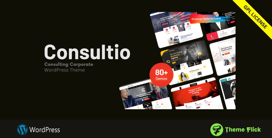 Consultio – Business, Finance & Consulting WordPress Theme