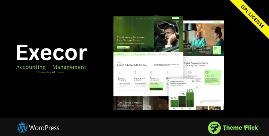 Execor — Accounting & Consulting WordPress Theme