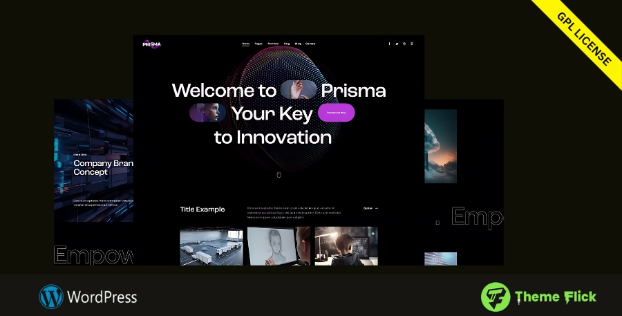 Prisma — App & SaaS Landing WordPress Theme