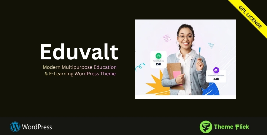 Eduvalt – Modern Multipurpose Education & E-Learning WordPress Theme