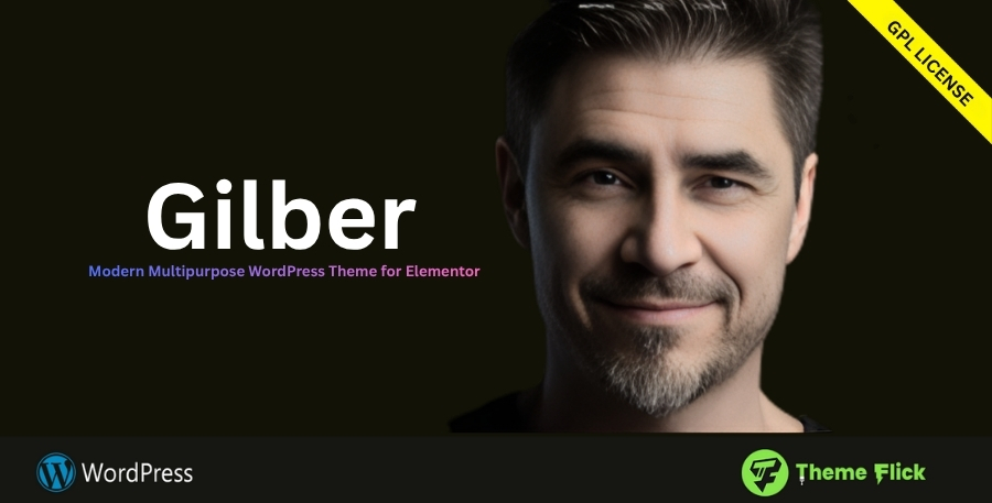Gilber – Modern Multipurpose WordPress Theme for Elementor