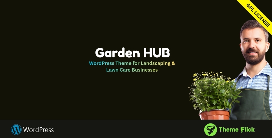 Garden HUB WordPress Theme for Landscaping, Gardening & Lawn Care Businesses 1.4.9