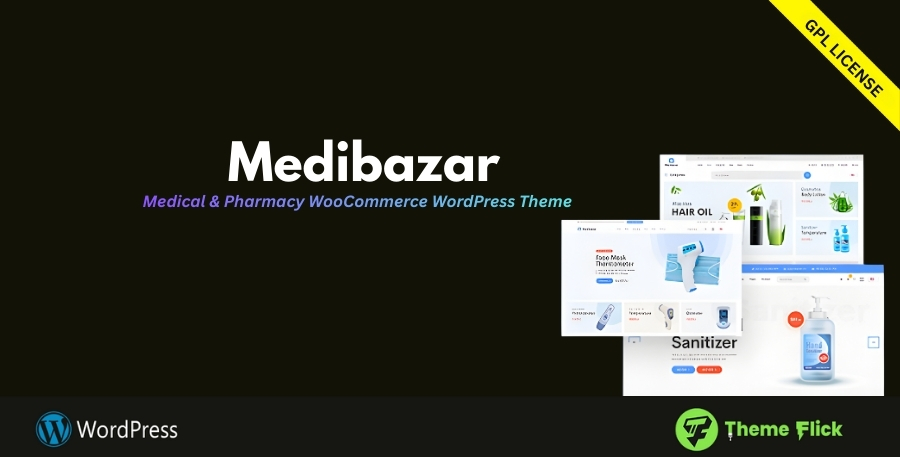 Medibazar – Medical & Pharmacy WooCommerce WordPress Theme with Elementor 1.9.3
