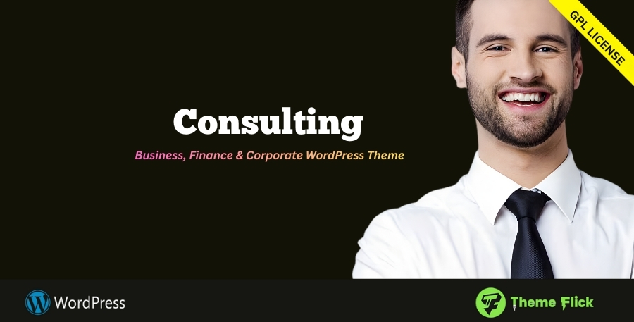 Consulting Business WordPress Theme – Corporate & Financial Website Solution 6.7.6