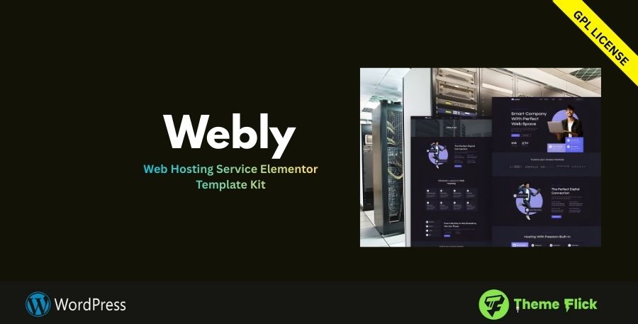 Webly – Web Hosting Service & Cloud Solutions Elementor Template Kit