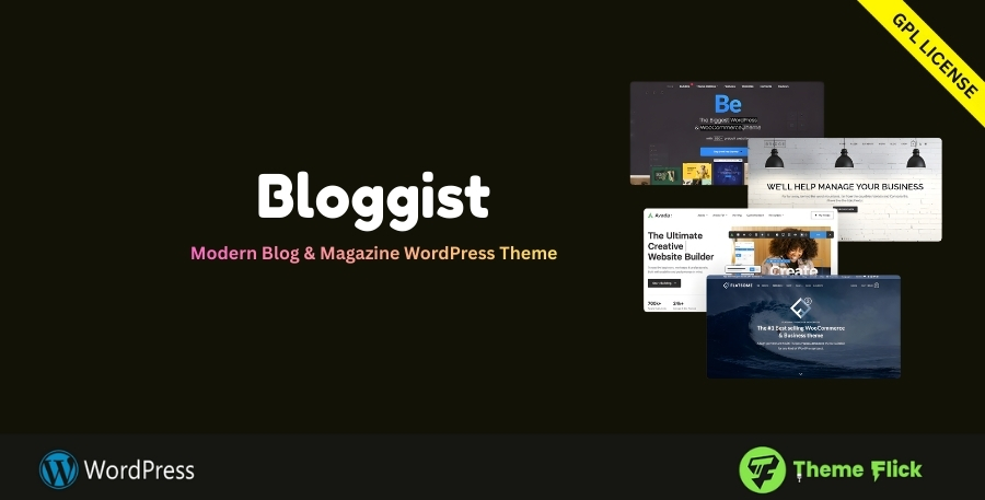 Bloggist Modern Blog & Magazine WordPress Theme 136.8