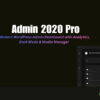 Admin 2020 Pro – Modern WordPress Admin Dashboard with Analytics, Dark Mode & Media Manager 3.4.02