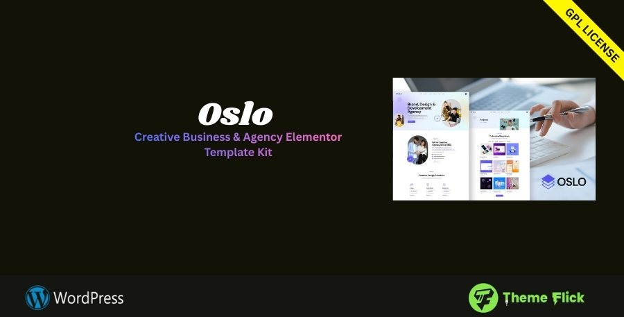 Oslo – Modern Elementor Template Kit for Creative Agencies & Businesses