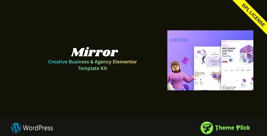 Mirror – Modern Elementor Template Kit for Creative Agencies & Businesses